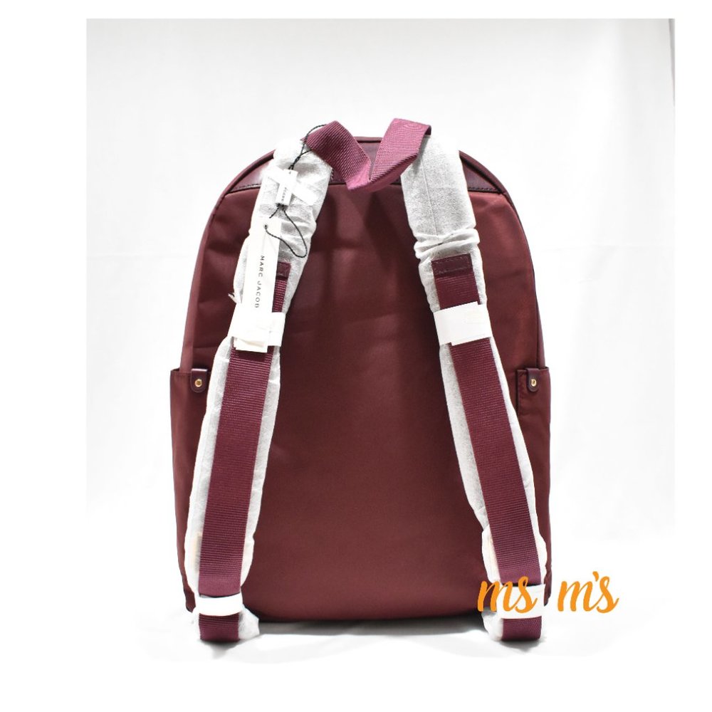 NWT Marc Jacobs DARK WINE Nylon Backpack - Picture 4 of 6